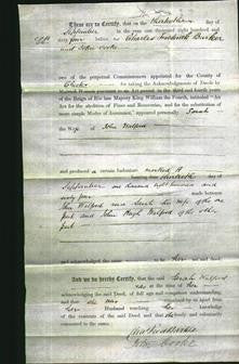 Deed by Married Women - Sarah Walford-Original Ancestry