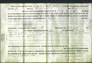 Deed by Married Women - Elizabeth Evans-Original Ancestry