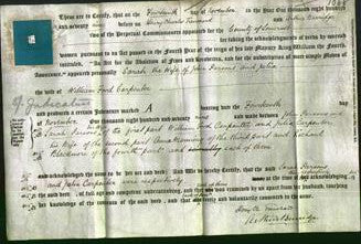 Deed by Married Women - Sarah Parsons and Julia Carpenter-Original Ancestry