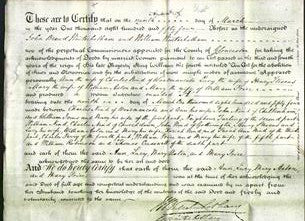 Deed by Married Women - Ann Nind, Lucy Stevens, Mary Aston and Mary Price-Original Ancestry