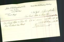 Letterhead - John P. Hollingshead & Co.