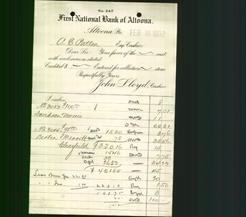 Bank Letterhead - First National Bank of Altoona