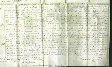 Court of Common Pleas - Elizabeth Melville-Original Ancestry