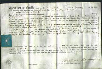Deed by Married Women - Mary Smyth-Original Ancestry