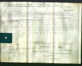 Deed by Married Women - Mary Harsant-Original Ancestry