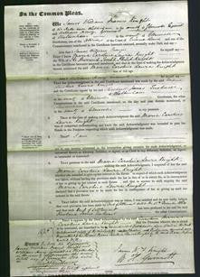 Court of Common Pleas - Maria Caroline Laura Knight-Original Ancestry