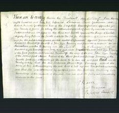 Deed by Married Women - Susanna Bradridge Denning-Original Ancestry
