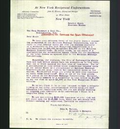 Letterhead - At New York Reciprocal Underwriters