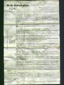 Court of Common Pleas - Jane Dadswell-Original Ancestry