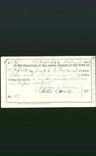Wakefield, Massachusetts Payment Voucher - Joseph S. Garland-Original Ancestry