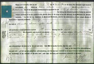 Deed by Married Women - Emily Hall-Original Ancestry