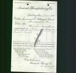 Business Letterhead - Simonds Manufacturing Company