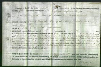Deed by Married Women - Emma Terry Barnard and Ann Mary Lobb-Original Ancestry