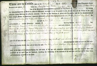 Deed by Married Women - Ann Eskey, Sarah Armitage, Betty Warhurst and Susannah Firth-Original Ancestry