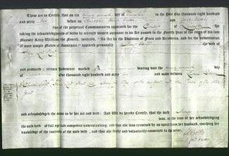 Deed by Married Women - Mary Hunt-Original Ancestry