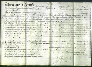 Deed by Married Women - Elizabeth Mace and Mary Jane Briggs-Original Ancestry