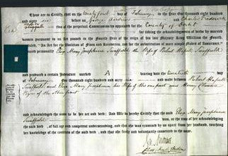 Deed by Married Women - Eliza Mary Josephina Swaffield-Original Ancestry
