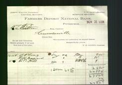 Bank Letterhead - Farmers Deposit National Bank