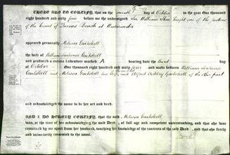 Deed by Married Women - Melissa Gaitskell-Original Ancestry