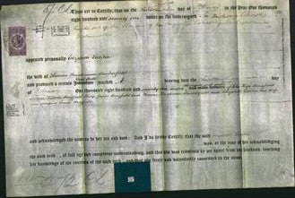 Deed by Married Women - Elizabeth Loetitia Buckerfield-Original Ancestry