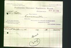Bank Letterhead - Farmers Deposit National Bank