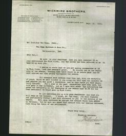 Letterhead - Wickwire Brothers
