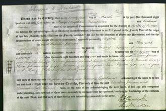 Deed by Married Women - Elizabeth Johnson and Hannah Lightbound-Original Ancestry