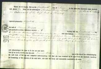 Deed by Married Women - Elizabeth Walpole-Original Ancestry
