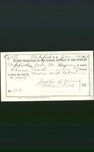 Wakefield, Massachusetts Payment Voucher - John M. Haynes-Original Ancestry