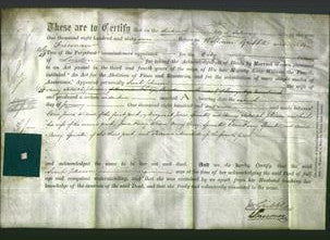 Deed by Married Women - Sarah Johnson-Original Ancestry