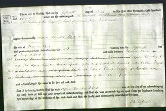 Deed by Married Women - Agnes Henrietta Peters