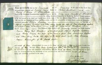 Deed by Married Women - Clara Louisa Lyddon and Ellen Mary Smith Dykes-Original Ancestry
