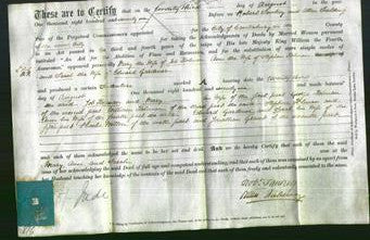Deed by Married Women - Mary Holman, Ann Holman, Sarah Gardener-Original Ancestry