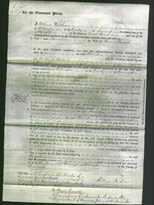 Court of Common Pleas - Harriet Yeandle-Original Ancestry