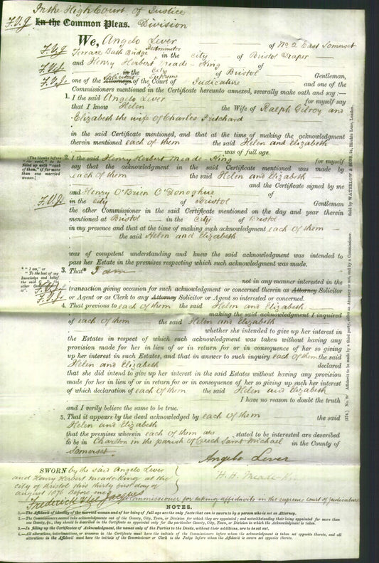 Court of Common Pleas - Helen Gilroy and Elizabeth Pritchard