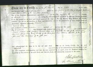 Deed by Married Women - Elizabeth Sexty-Original Ancestry