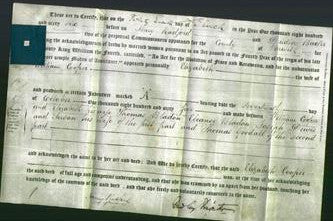 Deed by Married Women - Elizabeth Cooper-Original Ancestry