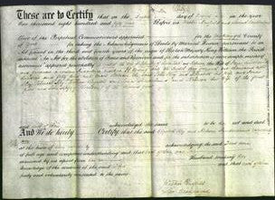 Deed by Married Women - Elizabeth Hey and Rebecca Sunderland-Original Ancestry