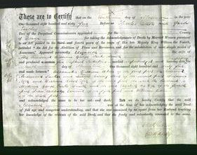 Deed by Married Women - Elizabeth Smith-Original Ancestry