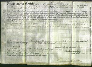 Deed by Married Women - Eliza Slingsby-Original Ancestry