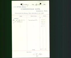 Bank Letterhead - Curwensville Bank