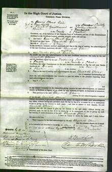 Court of Common Pleas - Elizabeth Glover-Original Ancestry