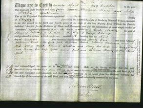Deed by Married Women - Ann Leech, Mary Whetton and Maria Clamp-Original Ancestry