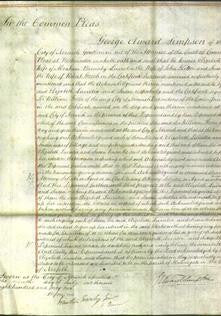 Court of Common Pleas - Elizabeth Barnaby, Lucretia Kitton and Susan Gooch-Original Ancestry