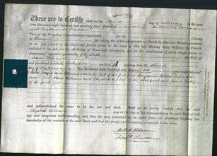 Deed by Married Women - Elizabeth Williams-Original Ancestry