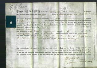 Deed by Married Women - Eleanor Newall-Original Ancestry