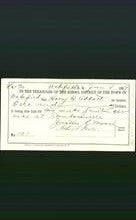 Wakefield, Massachusetts Payment Voucher - Harry H. Abbott-Original Ancestry