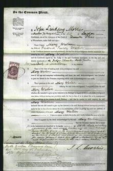 Court of Common Pleas - Mary Watson-Original Ancestry