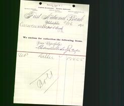 Bank Letterhead - First National Bank