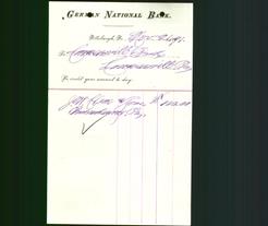 Bank Letterhead - German National Bank